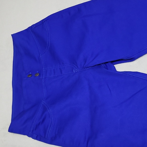 NWT HUE Royal Blue Stretch Jegging Jeans - Picture 2 of 10